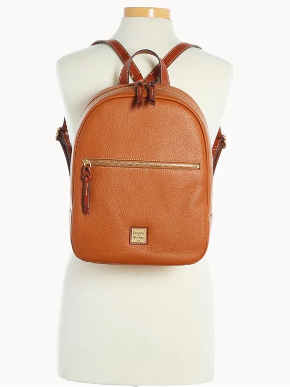 Dooney & Bourke Pebble Grain Ronnie Backpack, Caramel - Picture 4 of 4